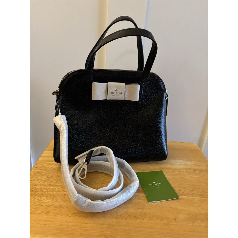 NWOT Kate Spade New York Matthews Street Maise Leather Shoulder Bag w/bow detail